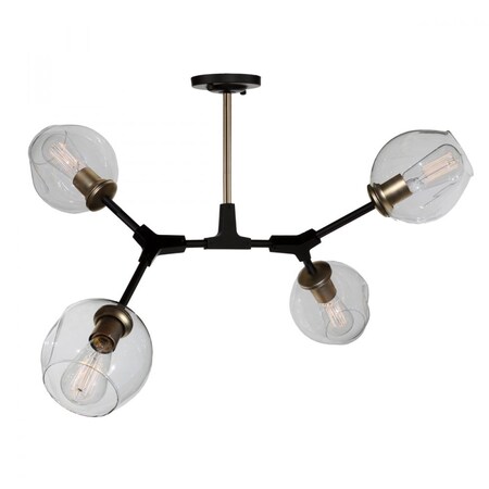 Artcraft Organic Ja14024Vb 4 Light Semi Flush Mount JA14024VB